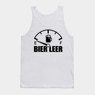 Beer empty speedometer (black) Tank Top